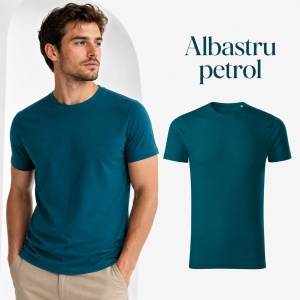 Tricou Bărbați Malfini Native GOTS 173, 100% Bumbac Organic, 150 g/m², Guler Rotund, Label Free, Mărimi S 3XL, 15 Culori - Img 13