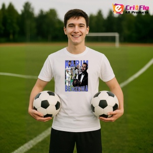 Tricou Benzema Karim Balonul de Aur - Copii | Dama | Barbat - Img 3