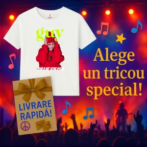 Tricou Billie Eilish - Red Hoodie, muzica Hip-Hop / Funk, Dama | Barbat | Copii - Img 9