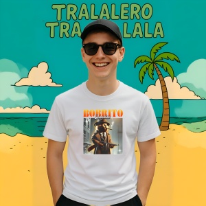 Tricou Borrito Bandito ** Tralalero Tralala Copii | Dama | Barbat - Img 9