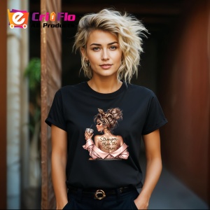 Tricou Boss girl stronger than the storm, boss girl mai puternica decat furtuna, Copii | Dama | Barbat , tricou negru - Img 8