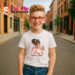 Tricou boss girl you matter, boss girl contezi, Copii | Dama | Barbat - Img 8
