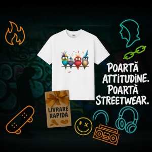 Tricou Bufnite colorate speriate, Cele mai bune prietene - Copii | Dama | Barbat - Img 12