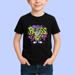Tricou Bugs Bunny Break Limits Style Copii | Dama | Barbat, negru - Img 5