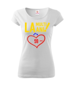 Tricou Cadou 59 ani - Cadou aniverasare Damă - Img 2