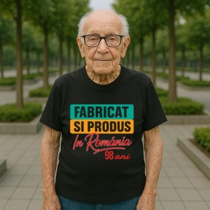 Tricou Cadou Aniversare Bărbat - Model Fabricat si Produs în România XX ani - Img 82