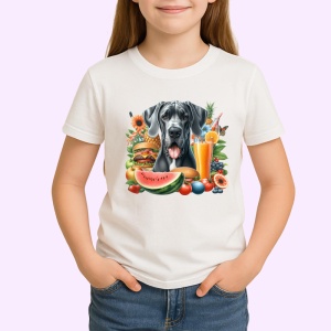 Tricou caine dog german pepene fructe cocktail tropical, Copii | Dama | Barbat - Img 3