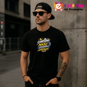 Tricou Campionii Se Nasc Legendele Se Creeaza V1, din bumbac 100%, tricou negru Copii | Dama | Barbat - Img 6