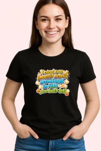 Tricou Cand Am Impartit Norocul Eram La Fotbal V1, din bumbac 100%, tricou negru Dama | Barbat - Img 2