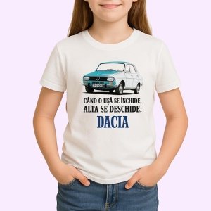 Tricou Cand O usa se inchide alta se deschide, dacia, Copii | Dama | Barbat - Img 3