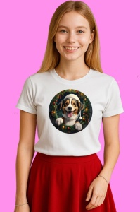Tricou Catel Cu Beteala, din bumbac 100% Copii | Dama | Barbat - Img 3