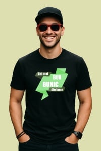 Tricou Cel Mai Bun Bunic Din Lume, din bumbac 100%, tricou negru, Dama | Barbat - Img 2