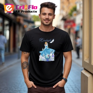 Tricou Cenusareasa printesa fermecatoare intr o lume de poveste Disney, Copii | Dama | Barbat , tricou negru - Img 10