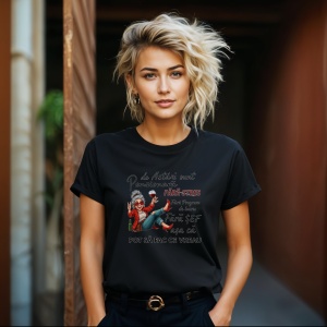 Tricou Chat sunt la pensie de azi Negru, Copii | Dama | Barbat - Img 6