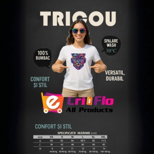 Tricou Chip artistic multicolor stil digital art Copii | Dama | Barbat - Img 10