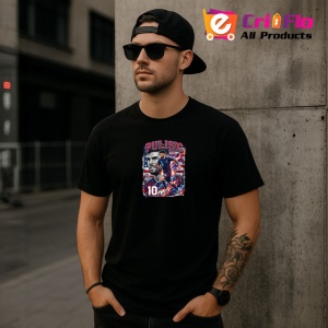 Tricou Christian Pulisic Sua Capitan America Fotbal, din bumbac 100%, tricou negru Copii | Dama | Barbat - Img 6