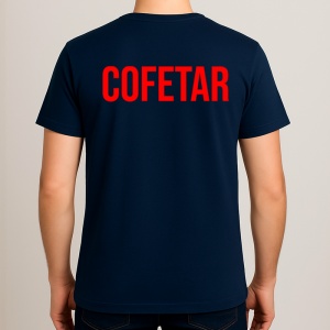 Tricou COFETAR , Personalizat | Unisex Dama si Barbat, Albastru Inchis