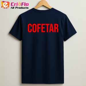 Tricou COFETAR , Personalizat | Unisex Dama si Barbat, Albastru Inchis - Img 2