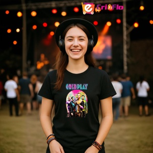 Tricou Coldplay, muzica Hip-Hop / Rap, Dama | Barbat | Copii, Culoare Negru - Img 5