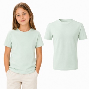 Tricou copii 100% bumbac,pentru fete și băieți 160 gm/², 32 nuanțe, mărimi 4–12 ani - Img 10