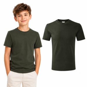 Tricou copii 100% bumbac,pentru fete și băieți 160 gm/², 32 nuanțe, mărimi 4–12 ani - Img 20