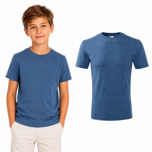Tricou copii 100% bumbac,pentru fete și băieți 160 gm/², 32 nuanțe, mărimi 4–12 ani - Img 40