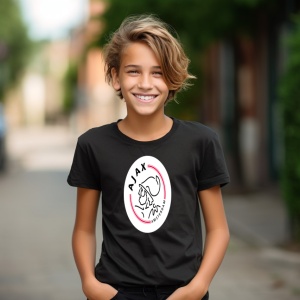 Tricou copii Ajax Amsterdam din bumbac 100% - Img 5