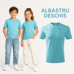 Tricou Copii Basic Malfini – 100% Bumbac, Mânecă Scurtă, 33 Culori pentru Fete și Băieți, Calitate Premium - Img 13