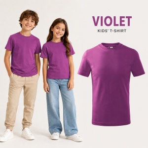Tricou Copii Basic Malfini – 100% Bumbac, Mânecă Scurtă, 33 Culori pentru Fete și Băieți, Calitate Premium - Img 43