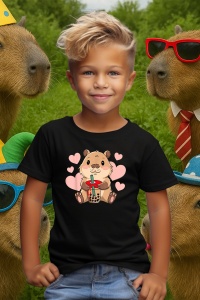 Tricou copii Capybara - bea ceai - Img 5
