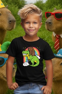Tricou copii Capybara - T-rex - Img 5