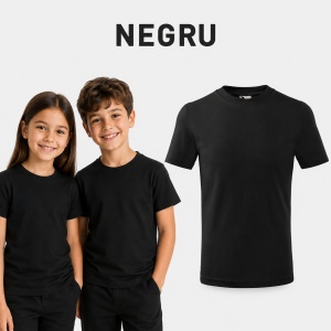Tricou Copii Clasic Basic Kids, Băiat/Fată, Bumbac 100% Confortabil, 160 g/m², Mărimi 4–12 ani - Img 30