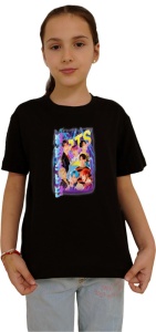 Tricou copii cu formatia BTS V , din bumbac 100% - Img 2
