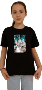 Tricou copii cu formatia FELIX LEE , din bumbac 100%