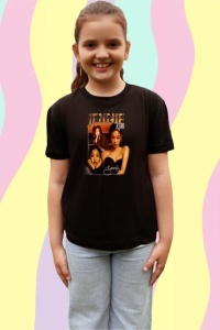 Tricou copii cu formatia JENNIE KIM 2 , din bumbac 100% - Img 4