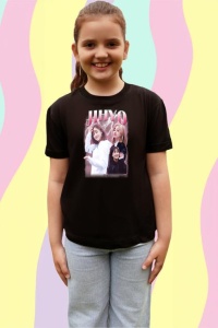 Tricou copii cu formatia JIHYO , din bumbac 100%