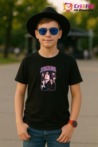 Tricou copii cu formatia JUNGKOOK 2 , din bumbac 100% - Img 5