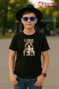Tricou copii cu formatia LISA GOLD , din bumbac 100% - Img 5