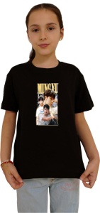 Tricou copii cu formatia MINGYU , din bumbac 100% - Img 2