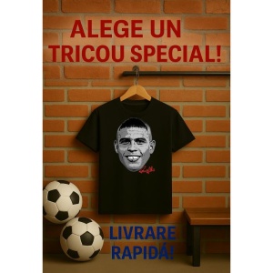 Tricou Copii cu Fotbalistul Ronaldo Luis Nazario Brazil - Img 6