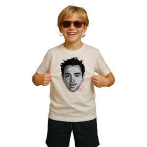 Tricou Copii cu Fotbalistul Xavi Hernandez - FC Barcelona - Img 3
