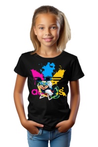 Tricou copii din bumbac 100% Cool Mickey Mouse Relax, cu imprimeu pentru copii, îmbrăcăminte confortabilă, modă copii, cadou ideal - Img 2
