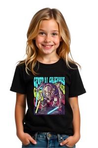 Tricou Copii din bumbac 100%, personalizat cu personajul General Grievous - Img 2