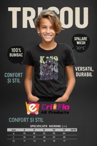 Tricou Copii din bumbac 100%, personalizat cu personajul K2SO - Img 9