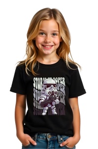 Tricou Copii din bumbac 100%, personalizat cu personajul Storm Trooper 1