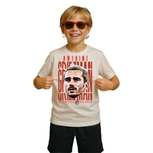 Tricou Copii din bumbac cu fotbalistul Antoine Griezmann-Atletico Madrid - Img 3