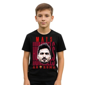 Tricou Copii din bumbac cu fotbalistul Mats Julian Hummels-AS Roma