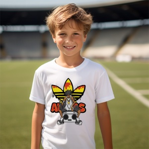 Tricou copii din bumbac personalizat haios Grafitti Street - Cadou - Img 2
