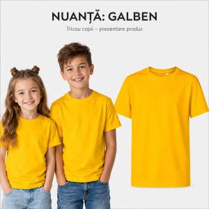 Tricou Copii Edge Malfini – 100% Bumbac, Confortabil, Fete și Băieți, 6 Culori - Img 12