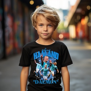 Tricou copii Erling Haaland Fotbalist - Img 4